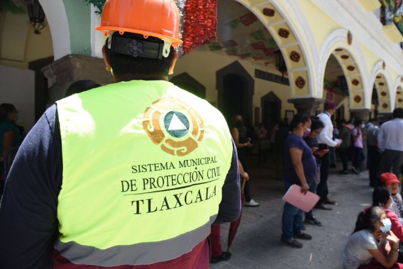 Redobla Ayuntamiento de Tlaxcala cultura de la prevención y la protección civil